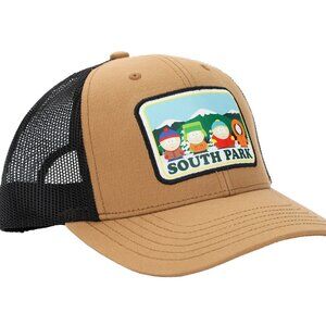 Comedy Central SOUTH PARK Adjustable Snapback Brown Trucker Hat ONE SIZE NEW